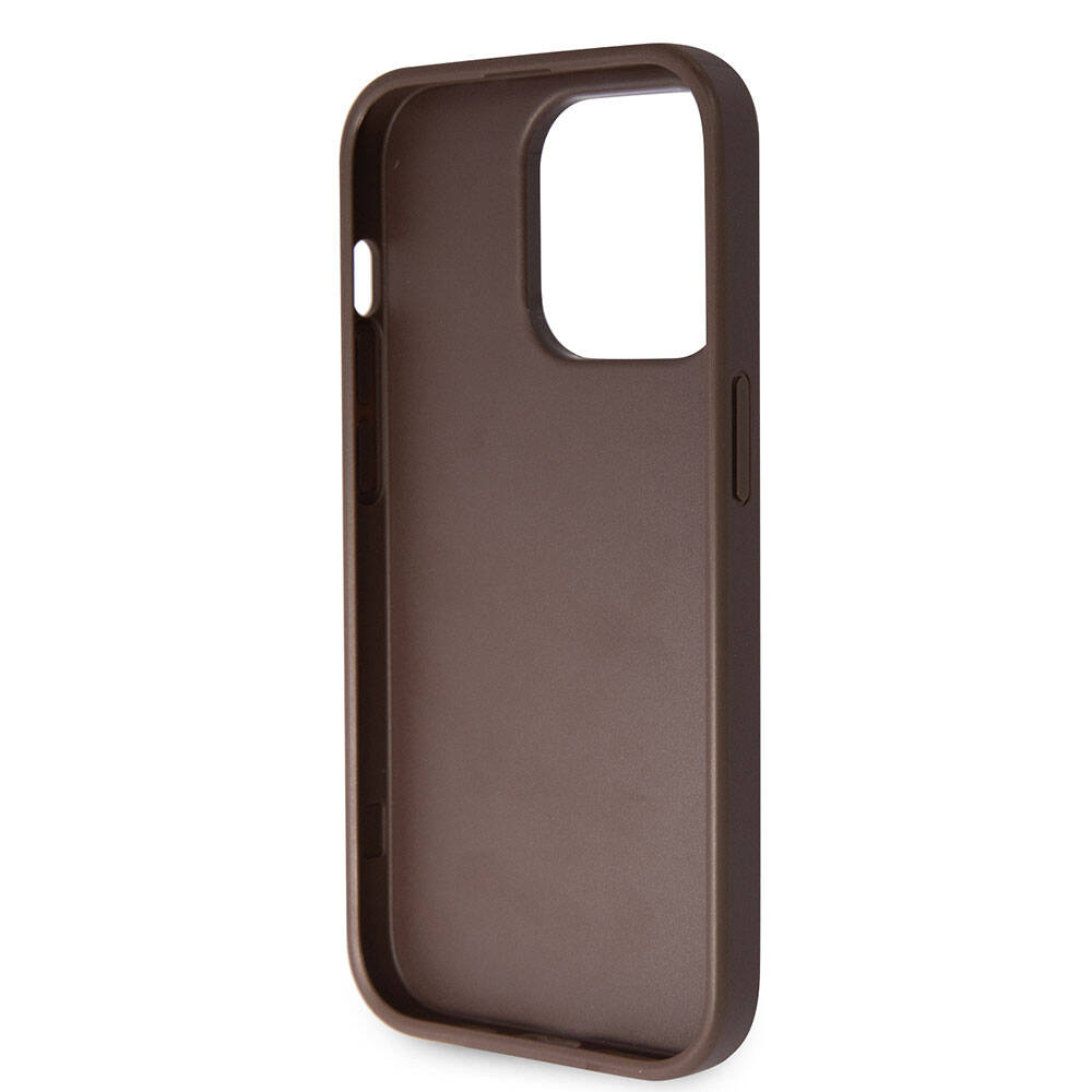 Guess iPhone 14 Pro Orjinal Lisanslı PU Deri Taşlı Üçgen Logo 4G Desenli Telefon Kılıfı - 12 Guess iPhone 14 Pro Orjinal Lisanslı PU Deri Taşlı Üçgen Logo 4G Desenli Telefon Kılıfı - 12